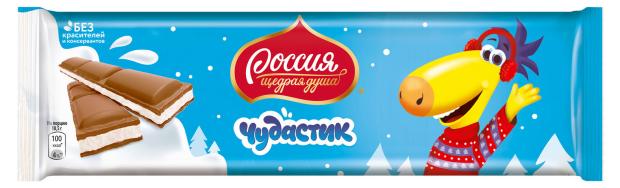 

Шоколад Россия-Щедрая душа! Gold Select Чудастик молочный, 148 г