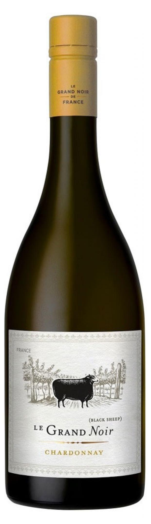 Вино Jean d'Alibert Le Grand Noir Chardonnay белое сухое Франция, 0,75 л вино jean d alibert le grand noir sauvignon blanc белое сухое франция 0 75 л