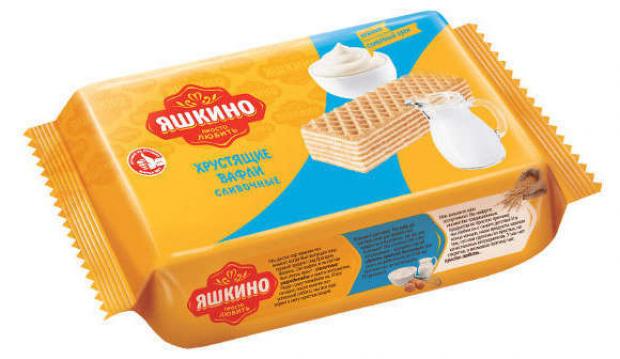 Вафли Яшкино сливочные, 200 г