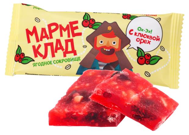 Рахат-лукум Конфетный двор Мармеклад клюква с арахисом, вес