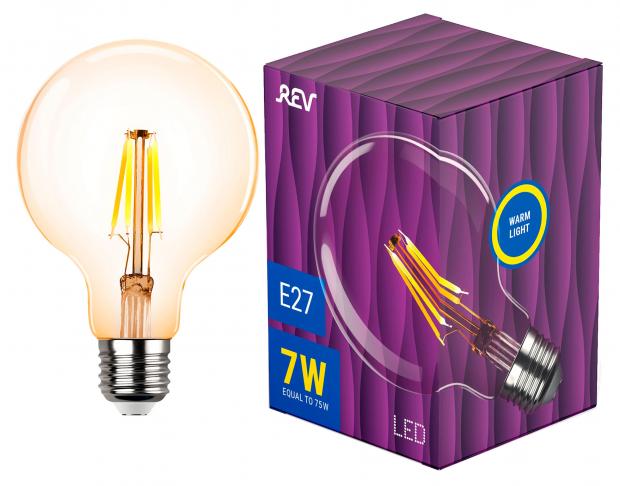 

Лампа светодиодная Rev LED E27 7Вт 2700К