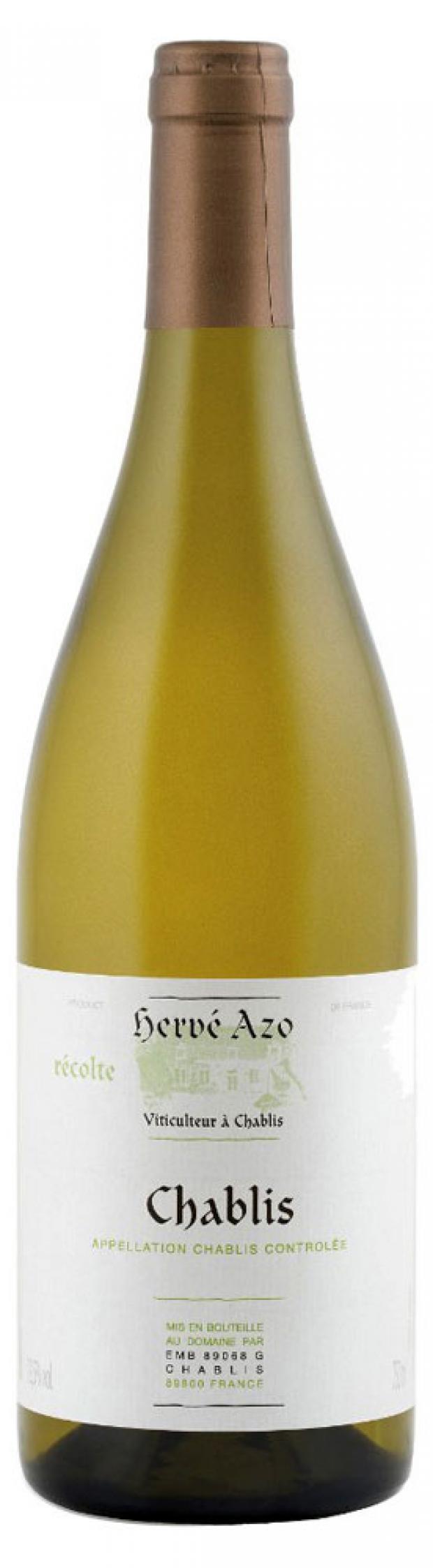 Вино Domaine Herve Azo Chablis белое сухое Франция, 0,75 л