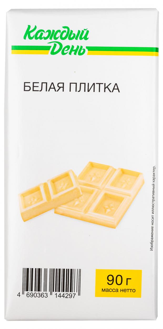 

Кондитерская плитка Каждый день белая, 90 г