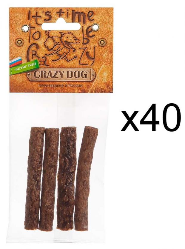 

Лакомство для собак Crazy Dog трубочки с ягненком для мелких пород, 11 г