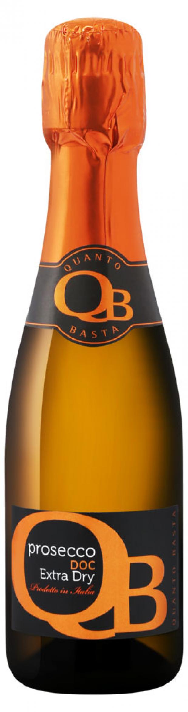 Игристое вино Quanto Basta prosecco Extra Dry белое брют Италия, 0,2 л