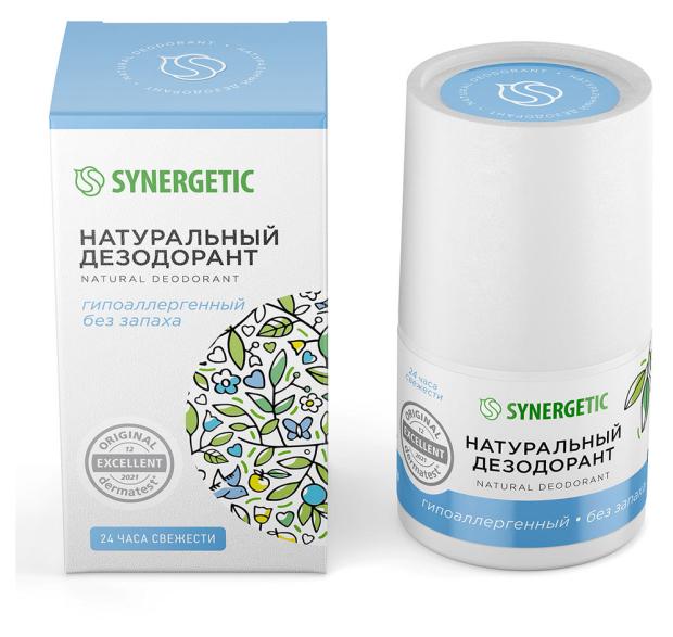 Дезодорант Synergetic Натуральный без запаха, 50 мл