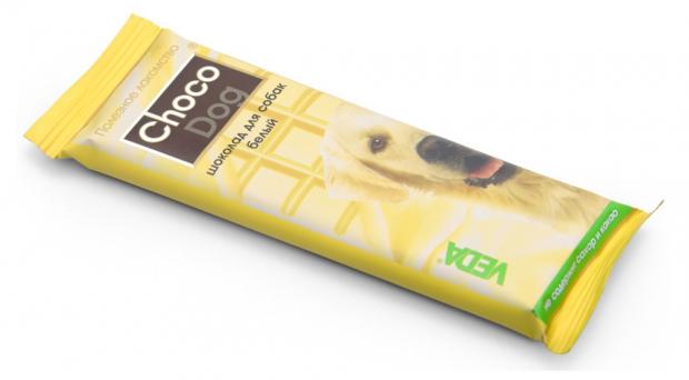 

Лакомство для собак VEDA Choco Dog шоколад белый, 45 г