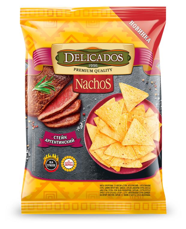 

Чипсы кукурузные Delicados стейк, 100 г