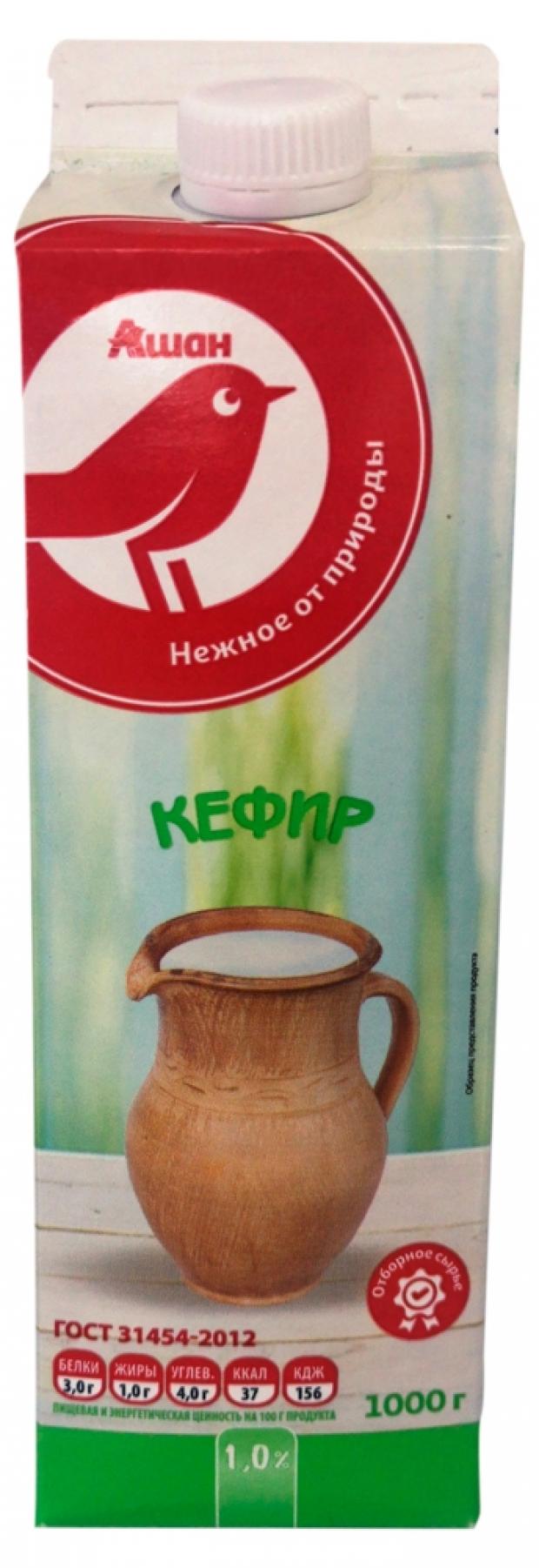 

Кефир АШАН Красная птица 1% БЗМЖ, 1 л