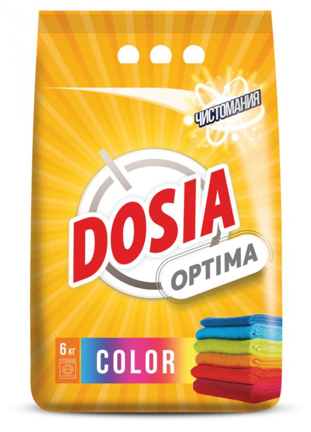 порошок стиральный dosia optima color 8кг Стиральный порошок Dosia Color Optima Альпийская свежесть, 6 кг