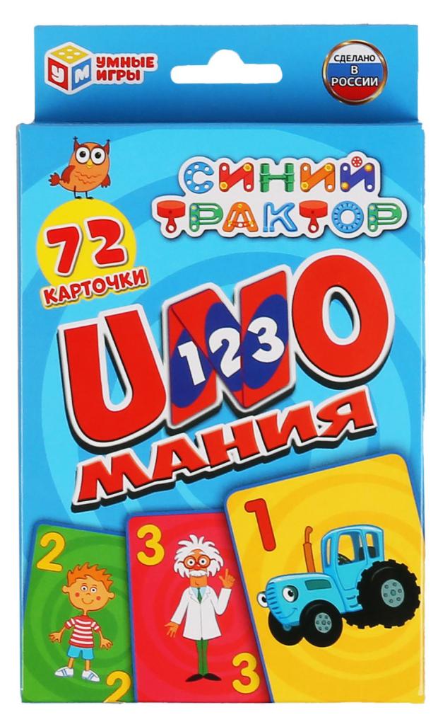 

Карточки развивающие Умные игры Уномания Синий трактор