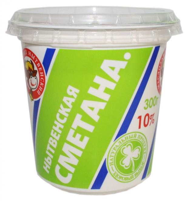 Сметана Маслозавод Нытвенский 10% БЗМЖ, 300 г
