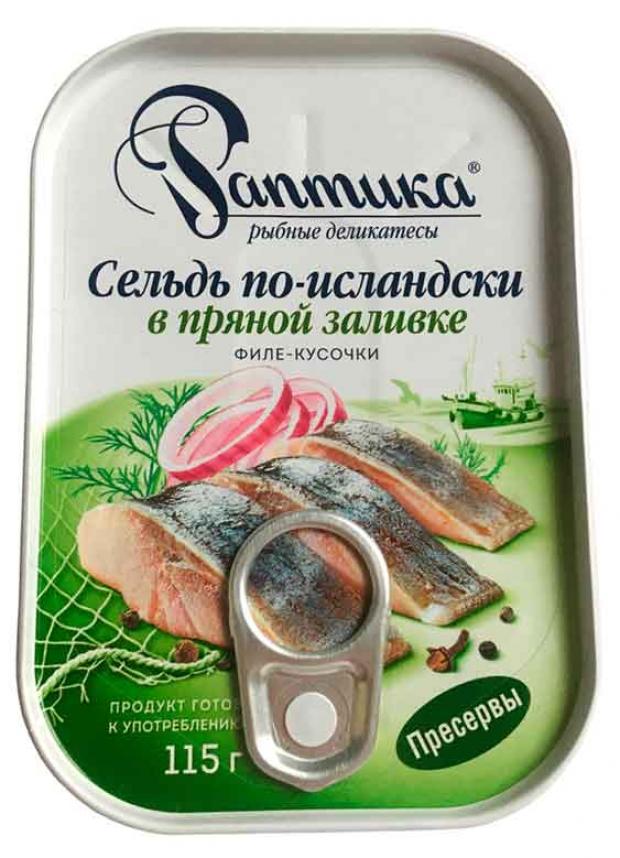 

Сельдь «Раптика» филе-кусочки в пряной заливке по-исландски, 115 г