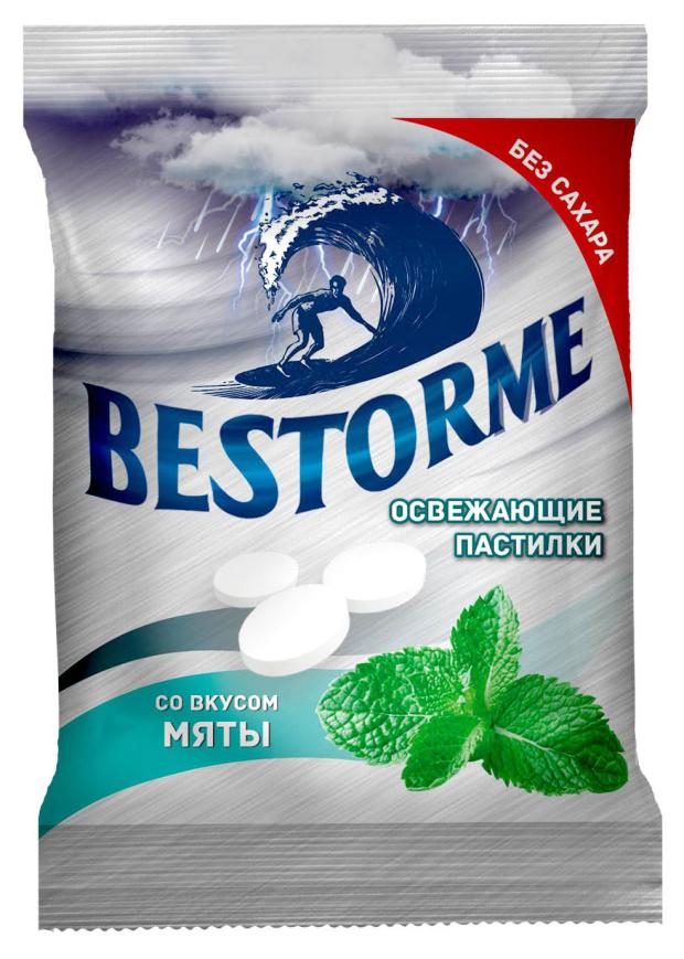 

Пастилки освежающие Bestorme со вкусом мяты, 25 г