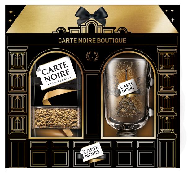 

Подарочный набор кофе Carte Noire Original растворимый, 95 г + Латте бокал