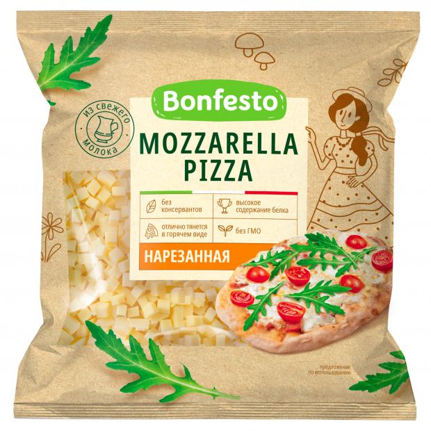 

Сыр мягкий Bonfesto Моцарелла Пицца нарезанный 40%, 150г