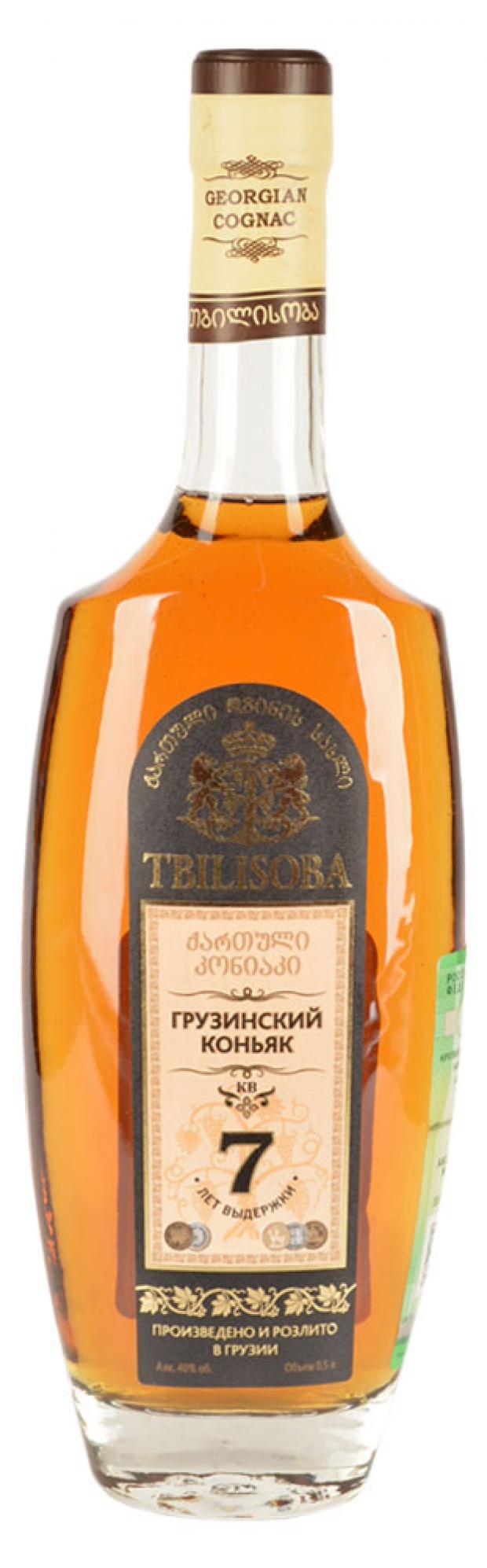 Коньяк Tbilisoba 7 лет Грузия, 0,5 л