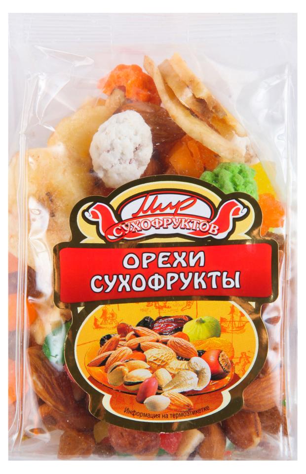 Смесь Мир сухофруктов Коктейль орехово-фруктовая, 180 г