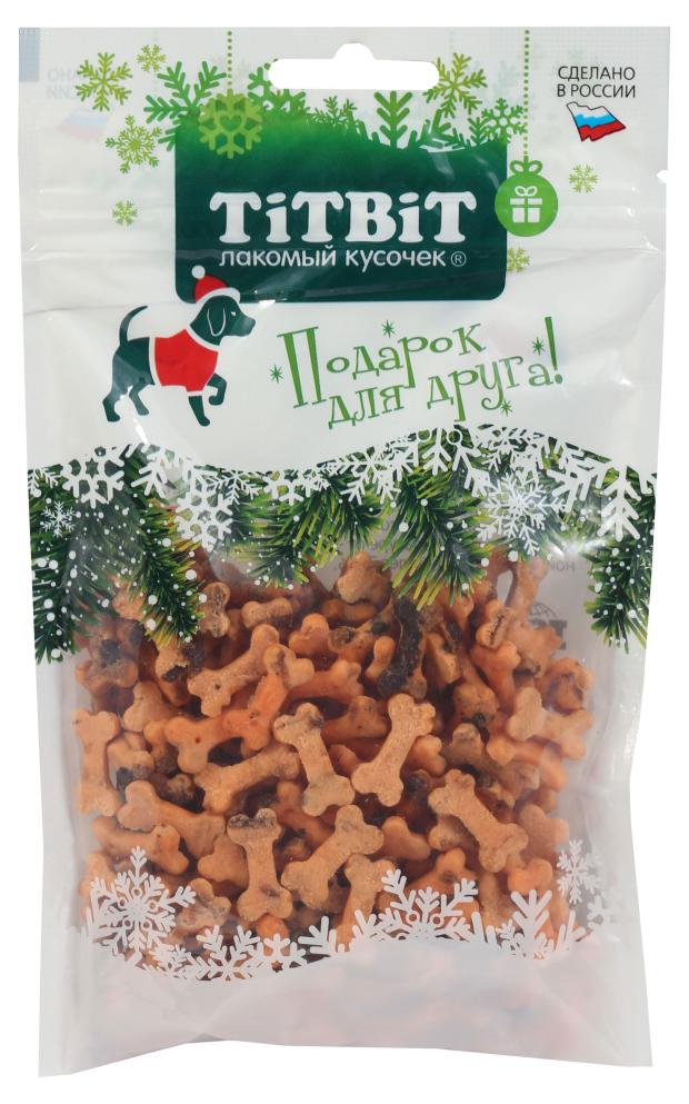

Лакомство для собак TITBIT Снеки мягкие с индейкой, 70 г