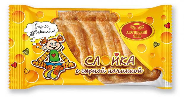 Слойка с сыром Аютинский хлеб, 80 г
