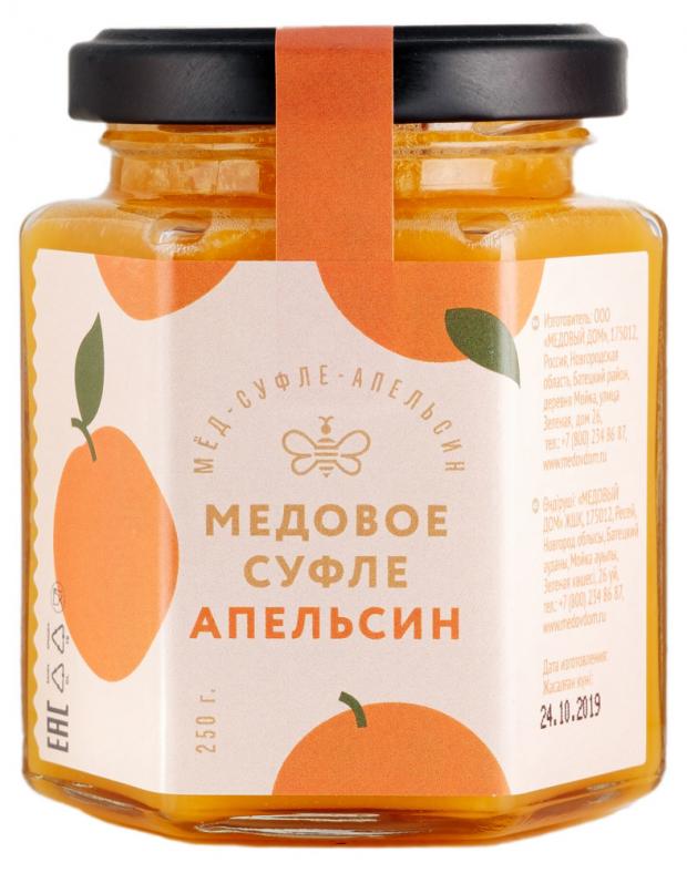 

Мeд-суфле «Медовый Дом» Апельсин, 250 г