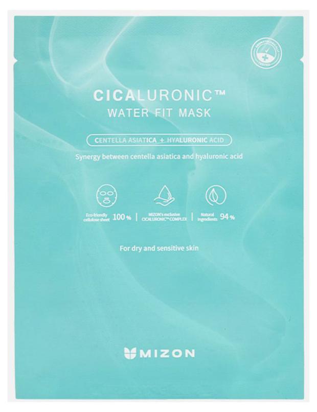 

Маска тканевая для лица Mizon Cicaluronic Water Fit с экстрактом центеллы азиатской, 24 г