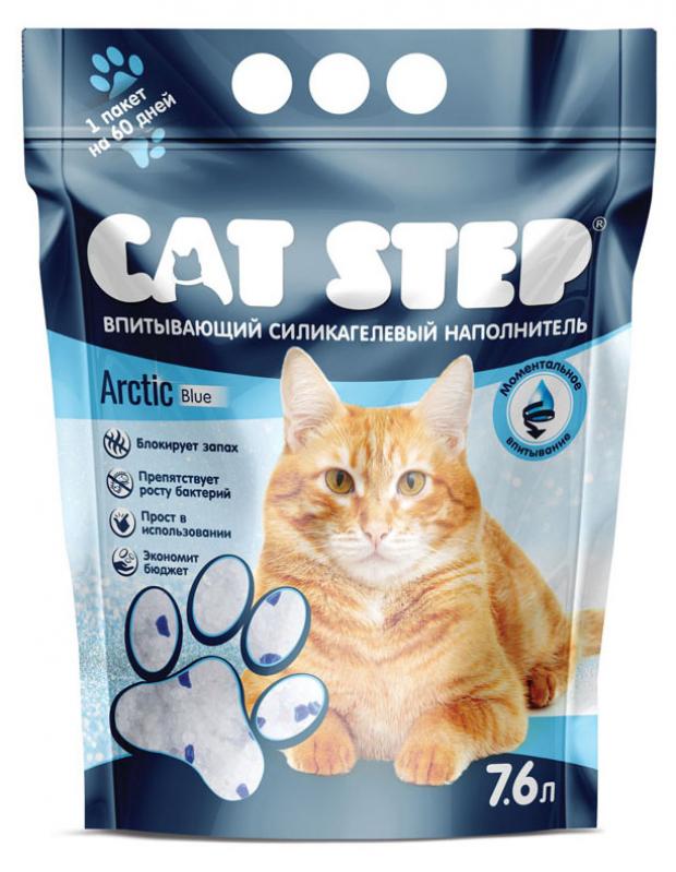 Наполнитель для кошачьего туалета Cat Step cиликагель, 7,6 л