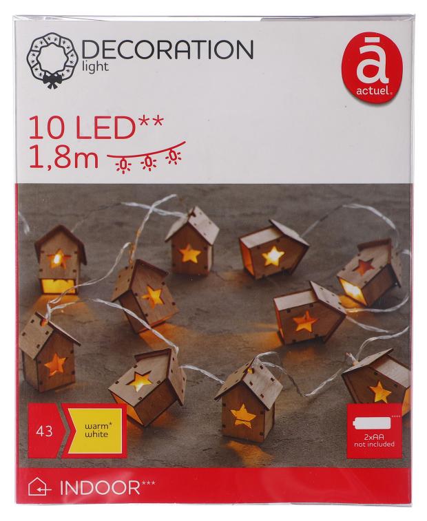 

Электрогирлянда Actuel 10 LED, 2,1 м