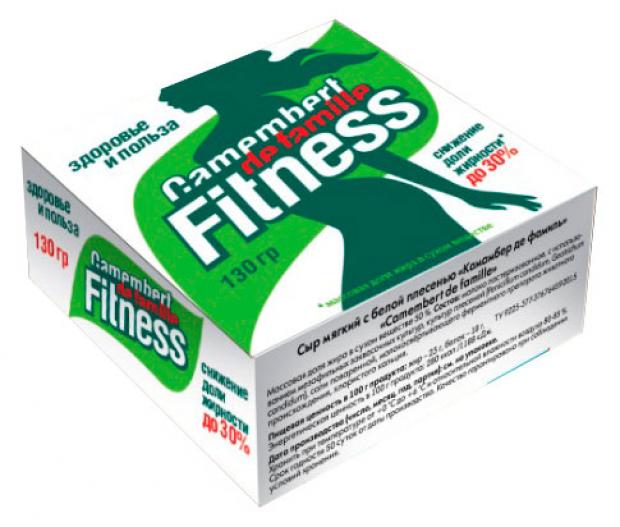 

Сыр мягкий De Famille Camembert Фитнесс 30%, 130 г