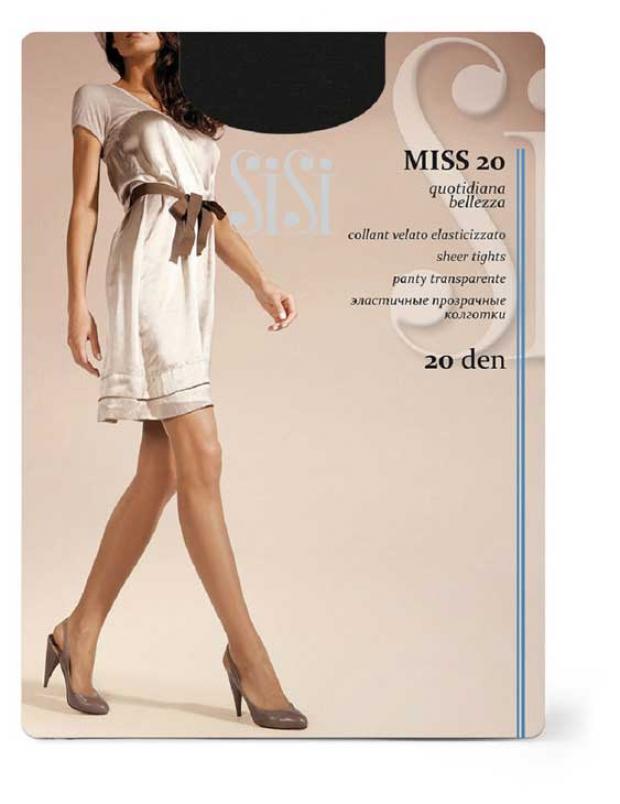Колготки SiSi Miele Miss 20 Nero, размер 3
