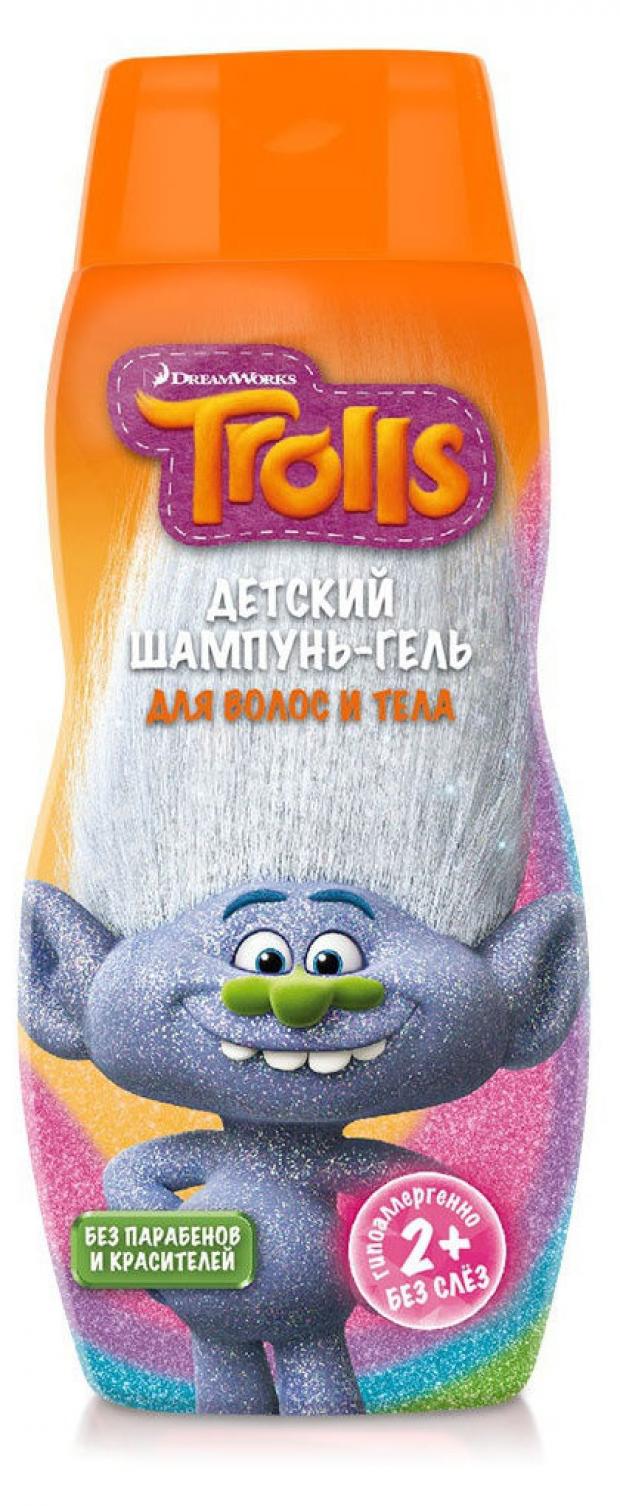 Шампунь-гель для волос и тела Trolls Детский, 300 мл