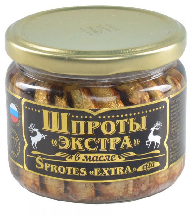 

Шпроты «Вкусные Консервы» «Экстра» в масле, 250 г