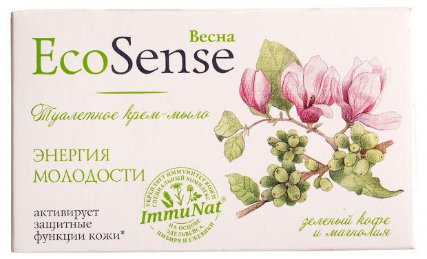 Крем-мыло туалетное Весна Ecosense Зеленый кофе и магнолия, 90 г