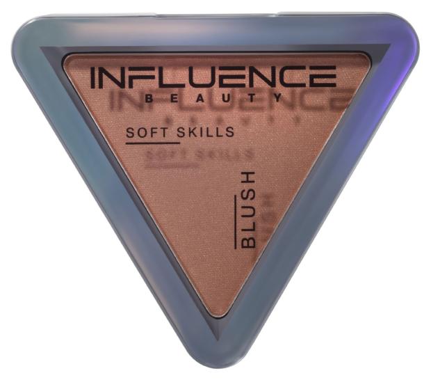 Румяна Influence Beauty Soft skills компактные тон 01 бежевый с сиянием, 3 г румяна компактные influence beauty soft skills 3 г