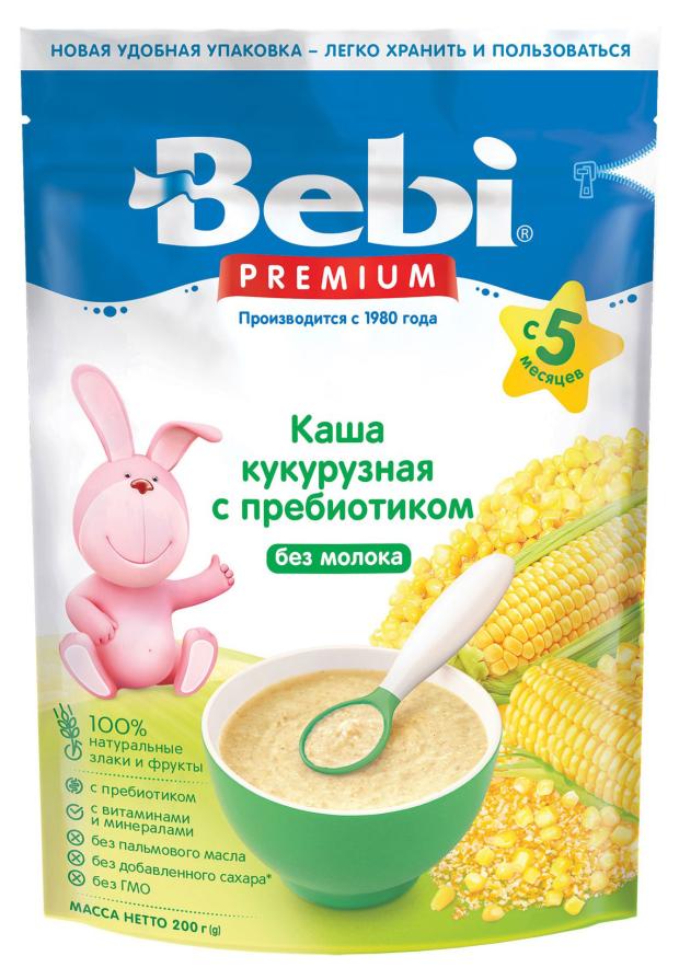 

Каша безмолочная Bebi Premium Кукурузная с 5 мес., 200 г