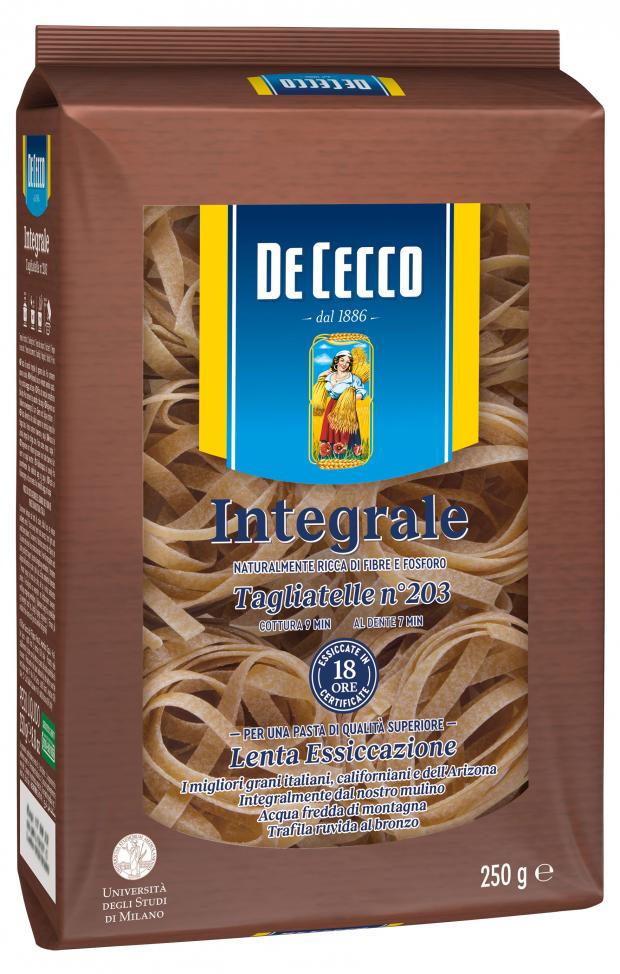 

Макаронные изделия De Cecco Тальятелле-203 Integrale, 250 г