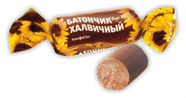 Конфеты Новосибирская Шоколадная Фабрика Батончик Халвичный, вес