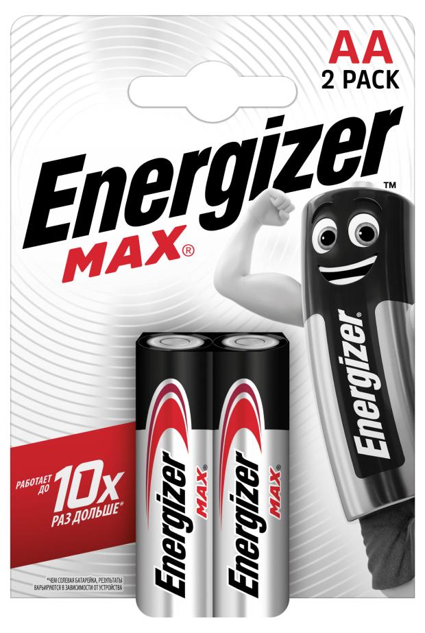 Батарейка ENERGIZER Max Alk E91/AA BP2