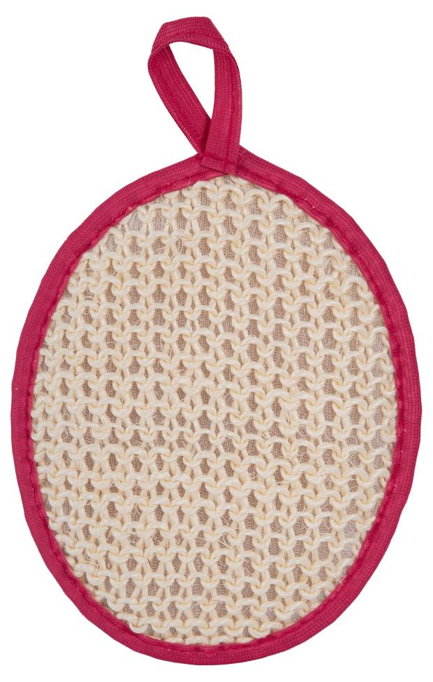 

Мочалка для тела Eva Ladies овальная сизаль, 16х12 см
