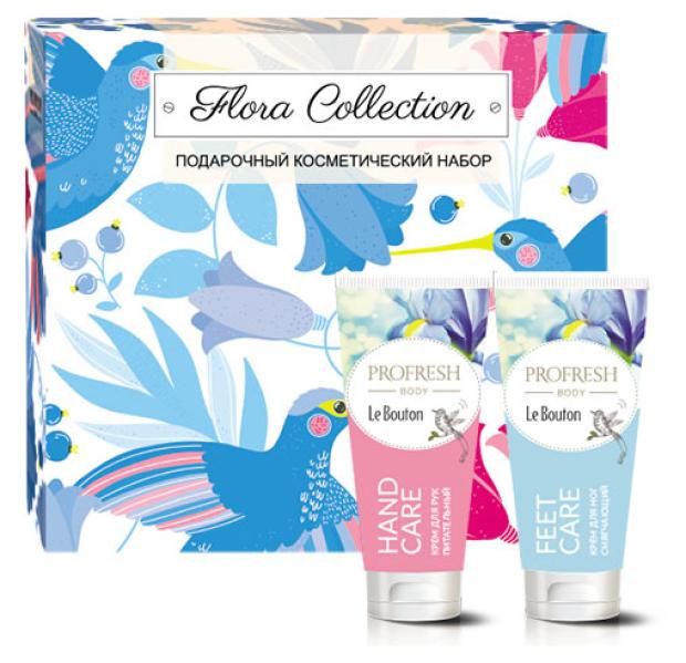 

Набор подарочный Profresh Flora Collection, Крем для рук питательный 75 мл + Крем для ног смягчающий 75 мл