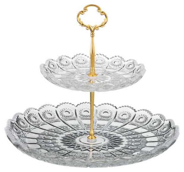 

Фруктовница Lefard Muza Crystal 2-х ярусная