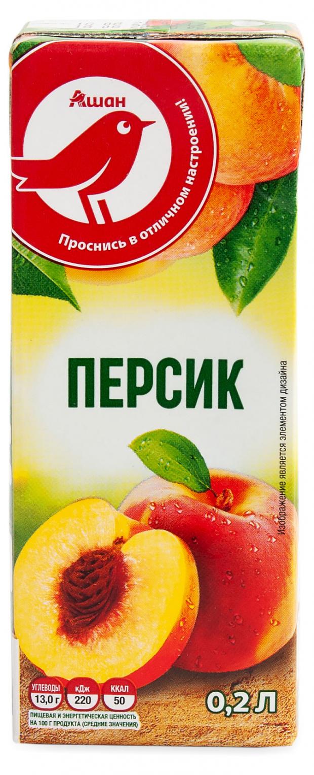 

Нектар АШАН персик, 200 мл