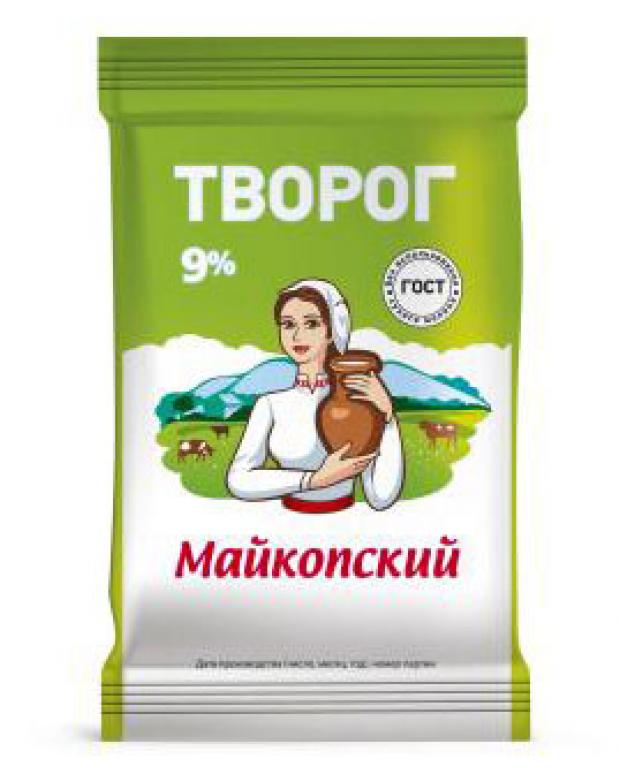 Творог Майкопская молочная продукция 9% БЗМЖ, 170 г