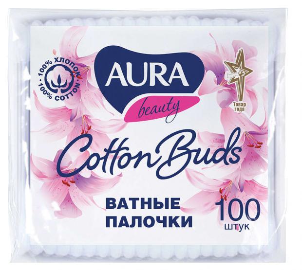 Ватные палочки Aura Cotton Buds, 100 шт