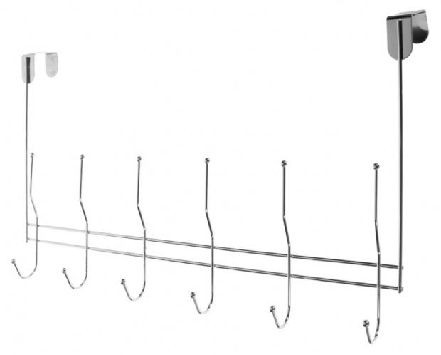 Вешалка надверная Relax с 6 двойными крючками