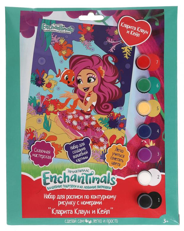 

Набор для росписи по номерам MultiArt Enchantimals