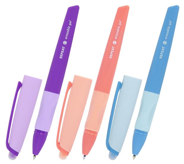 

Ручка стираемая гелевая BRAUBERG Repeat Color синяя 0,5 мм, 1 шт