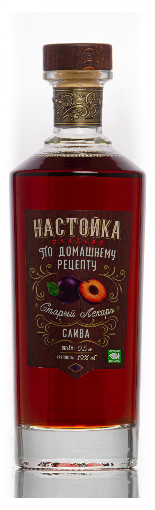 

Настойка сладкая Старый лекарь слива Россия, 0,5 л