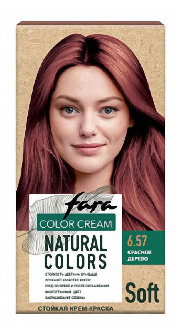 Краска для волос Fara Natural Colors Soft 325 красное дерево, 117 г