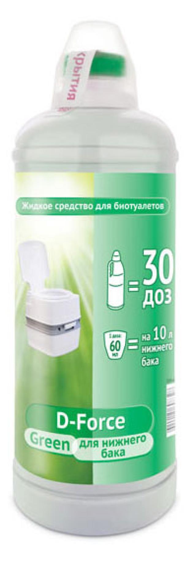 

Средство для биотуалетов D-Force Green, 1,8 л